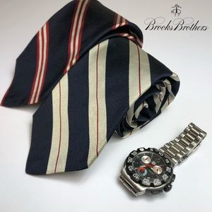 2 x Brooks Brothers tie ⭐️ 2 for 1 ⭐️ New York USA